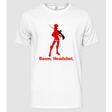 Pólómánia Boom. Headshot - Férfi Alap póló férfi póló