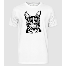 Pólómánia Boston Terrier Kutya - Férfi Alap póló férfi póló
