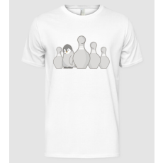 Pólómánia Bowling pingvin - Férfi Alap póló