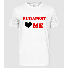 Pólómánia Budapest Love Me - Férfi Alap póló