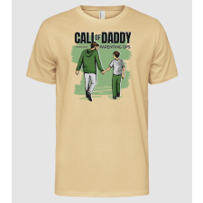 Pólómánia Call of Daddy - Apának - Férfi Alap póló férfi póló