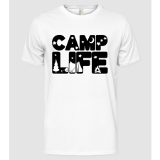 Pólómánia Camp life 2c - Férfi Alap póló férfi póló