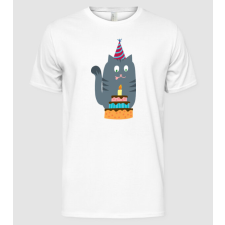 Pólómánia cat_cake - Férfi Alap póló férfi póló