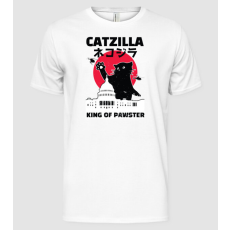 Pólómánia Catzilla - Cica Godzilla - Férfi Alap póló