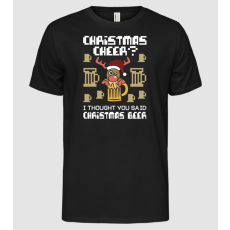 Pólómánia Christmas beer csúnya pulcsi - Férfi Alap póló