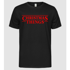 Pólómánia Christmas Things - Férfi Alap póló