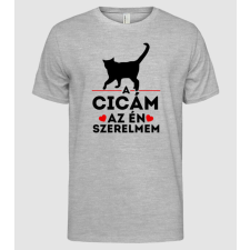 Pólómánia Cica szerelem - Férfi Alap póló férfi póló