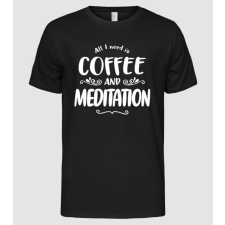 Pólómánia coffee_meditation - Férfi Alap póló férfi póló