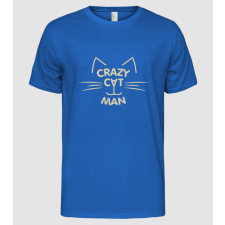 Pólómánia Crazy catman - Férfi Alap póló férfi póló
