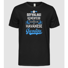 Pólómánia Csak egyvalaki keményebb Havanese - Férfi Alap póló