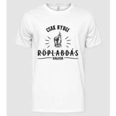 Pólómánia Csak nyugi RÖPLABDÁS - Férfi Alap póló