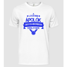 Pólómánia Csillagos legjobb szülinapos ápoló DECEMBER - Férfi Alap póló