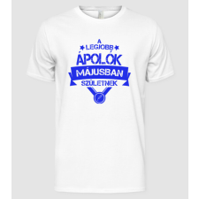 Pólómánia Csillagos legjobb szülinapos ápoló MÁJUS - Férfi Alap póló férfi póló