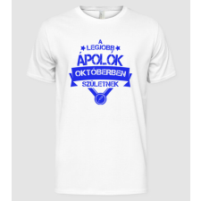 Pólómánia Csillagos legjobb szülinapos ápoló OKTÓBER - Férfi Alap póló férfi póló