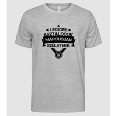 Pólómánia Csillagos legjobb szülinapos asztalos-március - Férfi Alap póló