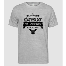 Pólómánia Csillagos legjobb szülinapos könyvmolyok OKTÓBER - Férfi Alap póló