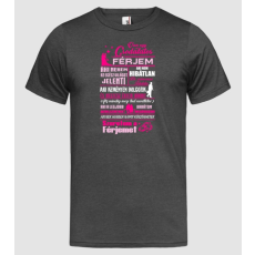 Pólómánia Csodálatos férj - Férfi Heather Póló