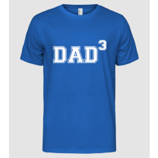 Pólómánia Dad for three - Férfi Alap póló