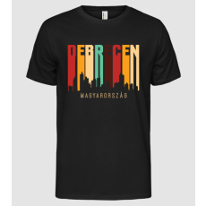 Pólómánia Debrecen város sziluett  - Férfi Alap póló