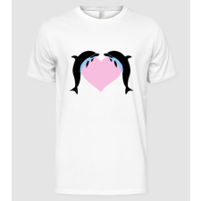 Pólómánia Delfinszív - Férfi Alap póló férfi póló