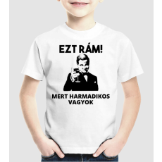 Pólómánia Di Caprio ezt rám mert harmadikos vagyok - Uniszex Gyerek Póló
