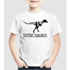 Pólómánia Dínócsalád Sisterosaurus - Uniszex gyerek Póló