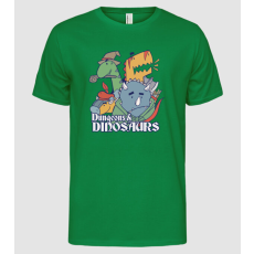 Pólómánia Dungeons and Dinosaurs - Férfi Alap póló