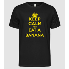 Pólómánia Eat banana - Férfi Alap póló férfi póló