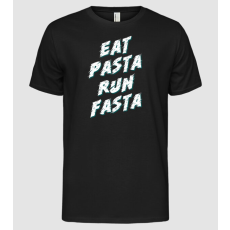 Pólómánia eat pasta run fasta - Férfi Alap póló