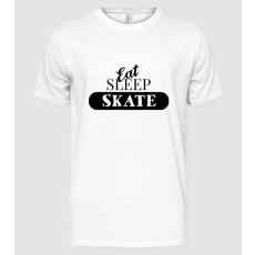 Pólómánia eat sleep skate - Férfi Alap póló