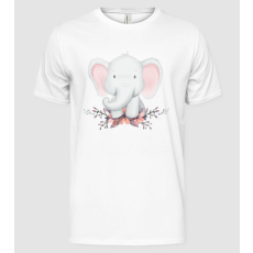 Pólómánia Elefánt virággal - Férfi Alap póló