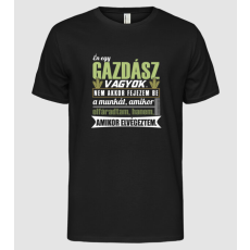 Pólómánia Én egy gazdász vagyok - Férfi Alap póló