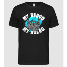 Pólómánia Én szakállam én szabályaim (angol) - Férfi Alap póló férfi póló