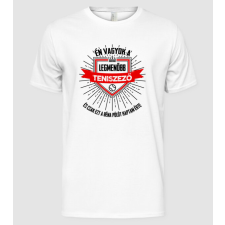 Pólómánia Én vagyok a legmenőbb sportoló TENISZEZŐ - Férfi Alap póló férfi póló
