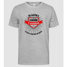 Pólómánia Én vagyok a legmenőbb...TANÁR - Férfi Alap póló