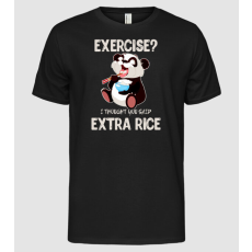 Pólómánia Exercise panda light - Férfi Alap póló