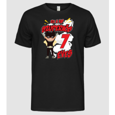 Pólómánia Ez a kis szuperhős 7 éves (lányoknak) - Férfi Alap póló