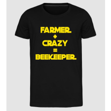 Pólómánia Farmer crazy beekeeper - Férfi Prémium Slim-Fit Póló férfi póló