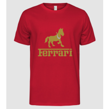 Pólómánia ferrari.eps - Férfi Alap póló férfi póló