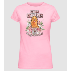 Pólómánia FLORAL DOGGO goldie - Női Alap póló