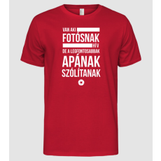 Pólómánia Fotós apa - Férfi Alap póló