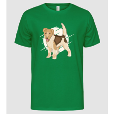 Pólómánia Fox Terrier - Férfi Alap póló