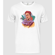 Pólómánia Frida Kahlo portré - Férfi Alap póló