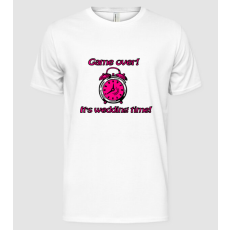 Pólómánia game over! it's wedding time - Férfi Alap póló