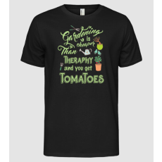 Pólómánia Gardening is cheaper than theraphy - Férfi Alap póló