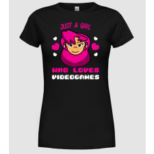 Pólómánia Girl Gamer - Női Kerek nyakú Póló női póló