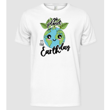 Pólómánia Go planet its your earth day - Férfi Alap póló férfi póló