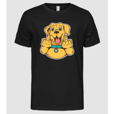 Pólómánia Golden Retriever bemutat - Férfi Alap póló