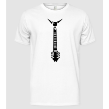 Pólómánia Guitar Tie - Férfi Alap póló férfi póló