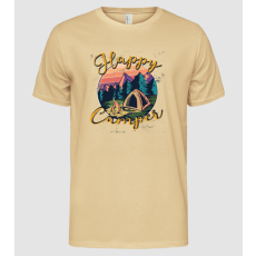 Pólómánia Happy Camper kempingezős póló - Férfi Alap póló